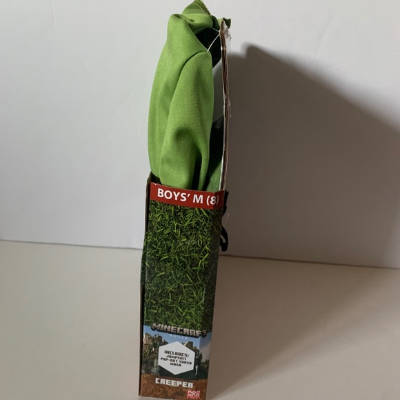 NIB. MINECRAFT Kids Creeper Costume - Picture 7 of 7